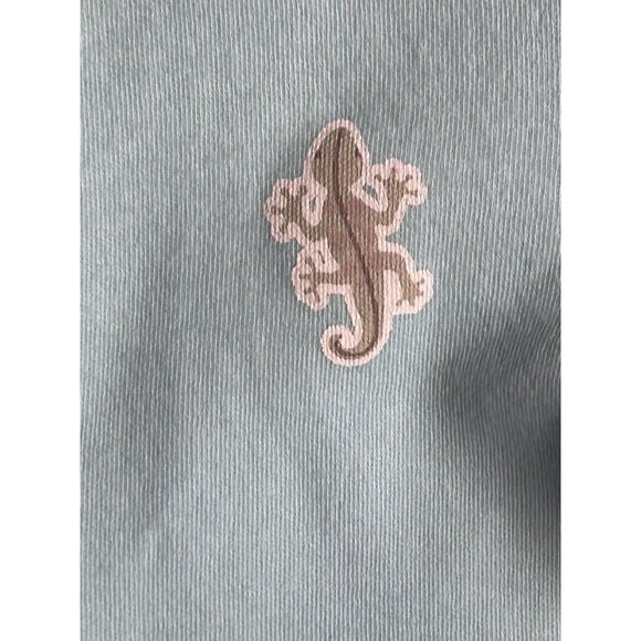 Kushies Blue Banana Desert Cactus Polo Shirt Contrasting Snaps Gecko Newborn - Picture 4 of 8